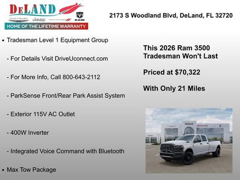 New 2026 RAM 3500 Tradesman image 33