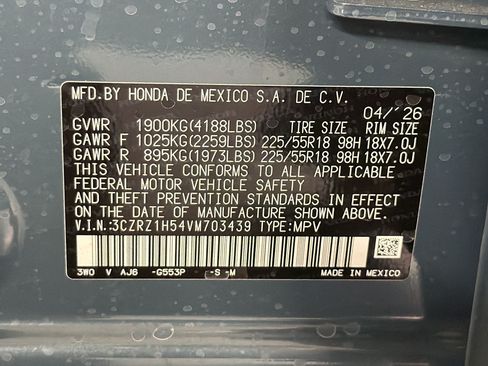 New 2027 Honda HR-V Sport image 18