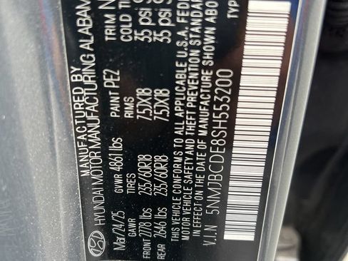 Used 2025 Hyundai Tucson SEL AWD/4WD image 3