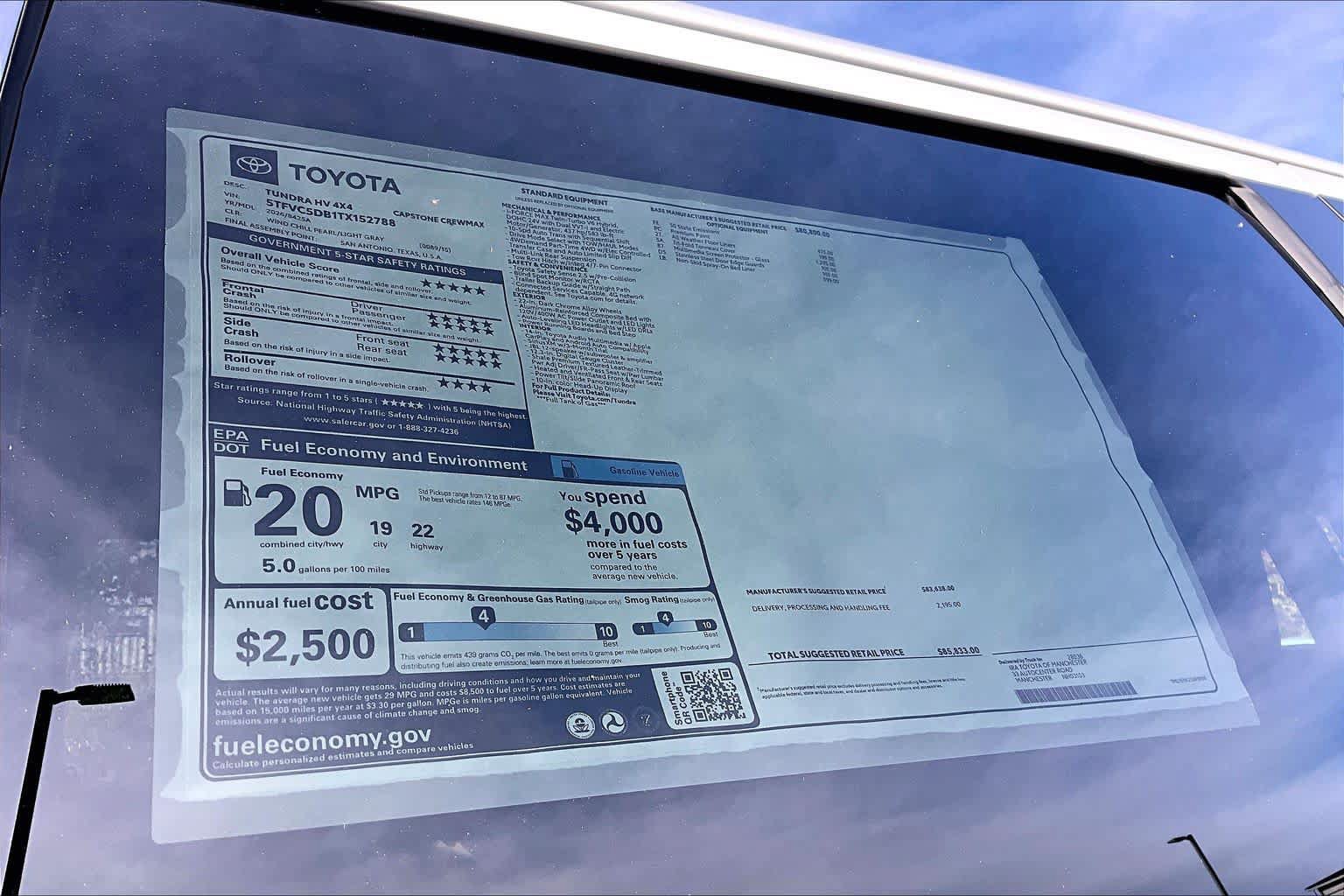 New 2026 Toyota Tundra Capstone AWD/4WD image 19