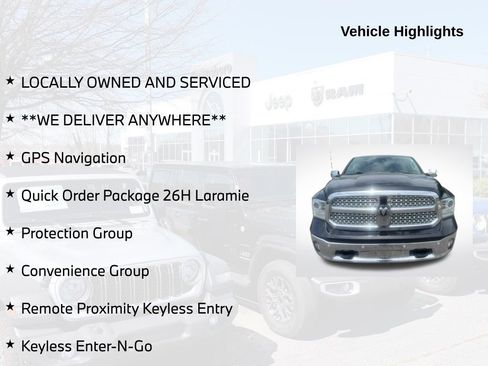 Used 2015 RAM 1500 Laramie w/ Convenience Group AWD/4WD image 5