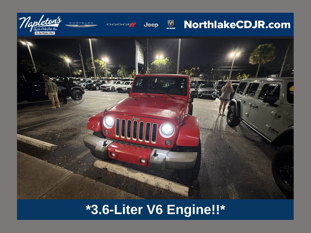 Used 2017 Jeep Wrangler Unlimited Sahara w/ Connectivity Group AWD/4WD image 1
