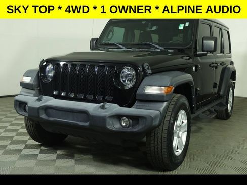 Used 2021 Jeep Wrangler Unlimited Sport w/ Sun And Sound Package AWD/4WD image 2