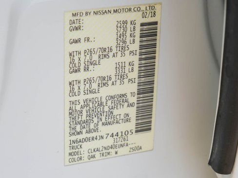 Used 2018 Nissan Frontier SV w/ Value Truck Package image 59