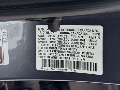 Used 2016 Honda CR-V LX image 12