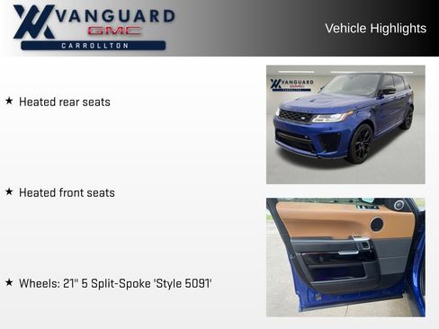 Used 2019 Land Rover Range Rover Sport SVR image 25