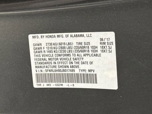 Used 2018 Honda Odyssey Touring image 26