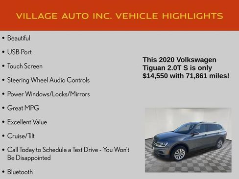 Used 2020 Volkswagen Tiguan S AWD/4WD image 7