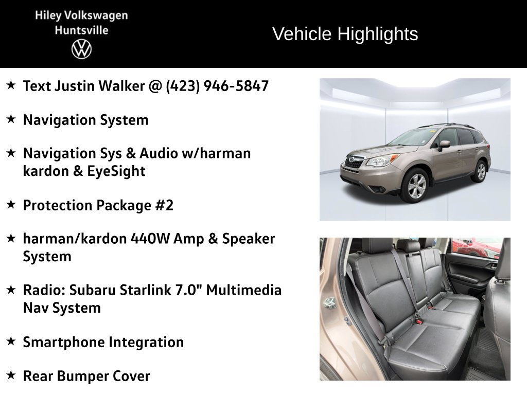 Used 2016 Subaru Forester 2.5i Limited AWD/4WD image 6