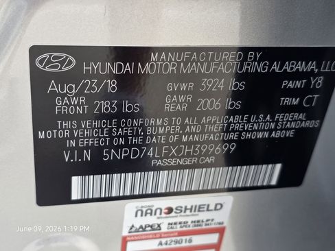 Used 2018 Hyundai Elantra SE w/ SE Connectivity Package 04 FWD image 32