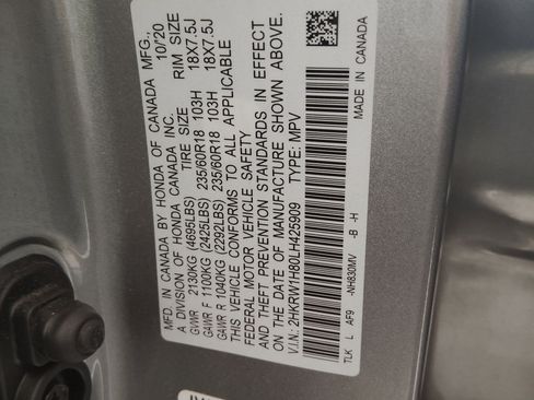 Certified 2020 Honda CR-V EX-L image 18