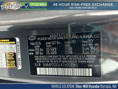New 2026 Hyundai Santa Fe SEL AWD/4WD image 34