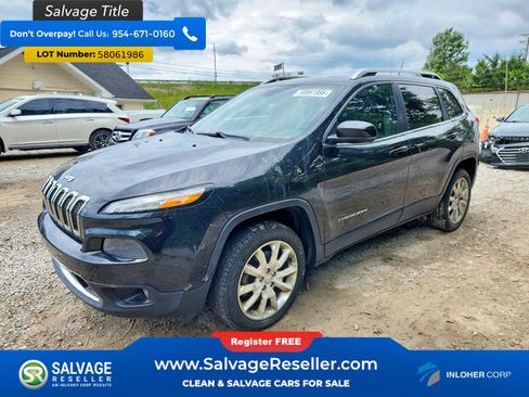 Used 2014 Jeep Cherokee Limited AWD/4WD image 1