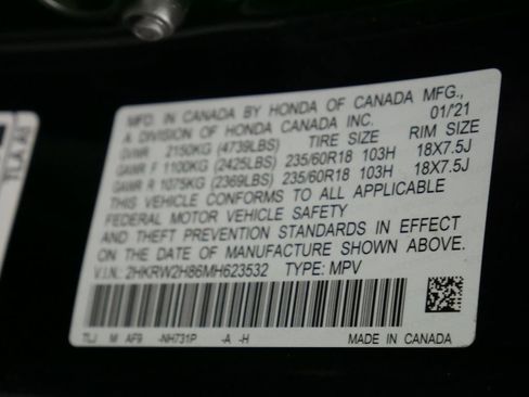 Used 2021 Honda CR-V EX-L image 17