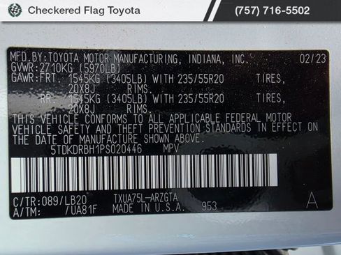 Used 2023 Toyota Highlander Limited image 22