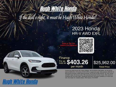 Used 2023 Honda HR-V EX-L image 3