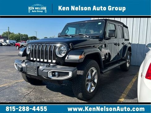 Used 2020 Jeep Wrangler Unlimited Sahara AWD/4WD image 1
