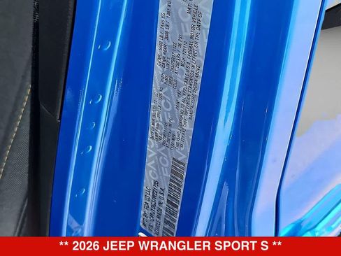 New 2026 Jeep Wrangler Unlimited Sport AWD/4WD image 35