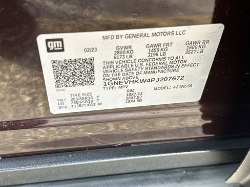 Certified 2023 Chevrolet Traverse LT AWD/4WD image 18