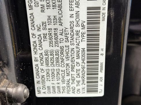 Used 2018 Honda CR-V Touring image 28