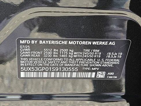 Certified 2025 BMW X3 xDrive30i w/ Convenience Package image 23