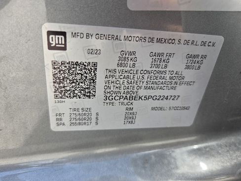 Certified 2023 Chevrolet Silverado 1500 Custom RWD image 20