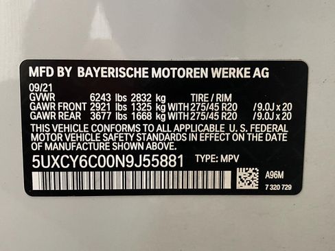 Used 2022 BMW X6 xDrive40i w/ Executive Package AWD/4WD image 32