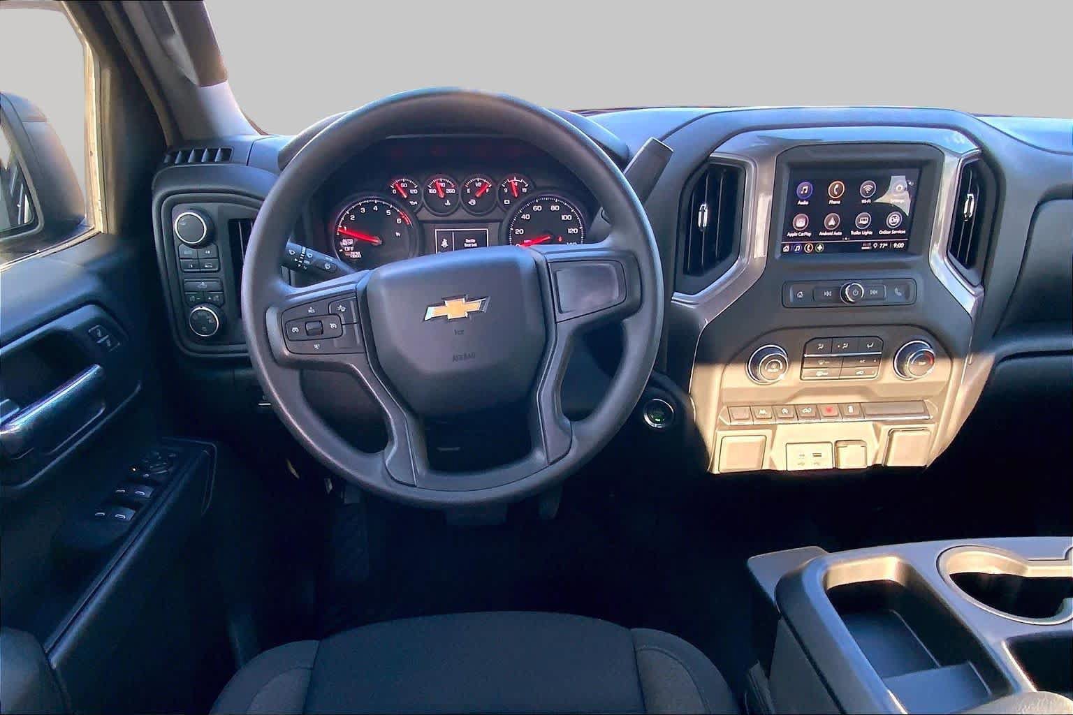 Used 2026 Chevrolet Silverado 1500 Custom w/ Turbomax Blackout Package AWD/4WD image 6