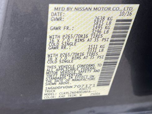 Used 2017 Nissan Frontier SV w/ SV Value Truck Package image 23