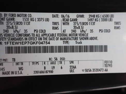 Used 2016 Ford F150 XL w/ Equipment Group 101A Mid AWD/4WD image 44