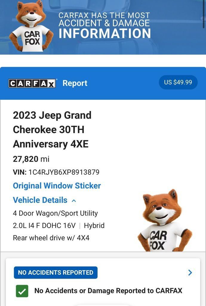 Used 2023 Jeep Grand Cherokee 30th Anniversary AWD/4WD image 7