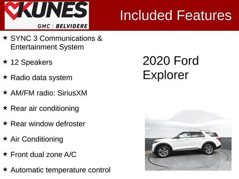 Used 2020 Ford Explorer Platinum w/ Premium Technology Package AWD/4WD image 2