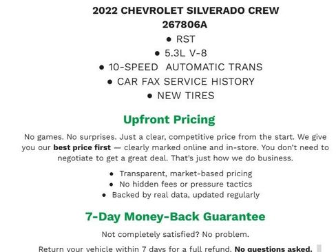 Used 2022 Chevrolet Silverado 1500 RST image 2