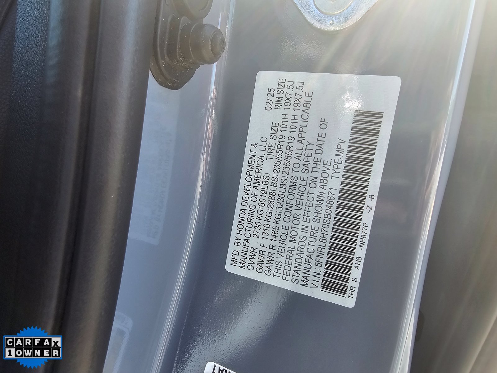 Used 2025 Honda Odyssey Sport-L image 13