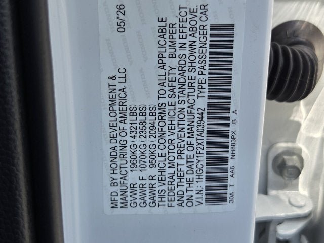 New 2026 Honda Accord LX image 15