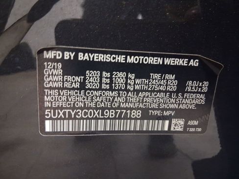 Used 2020 BMW X3 sDrive30i w/ M Sport Package 2 image 27