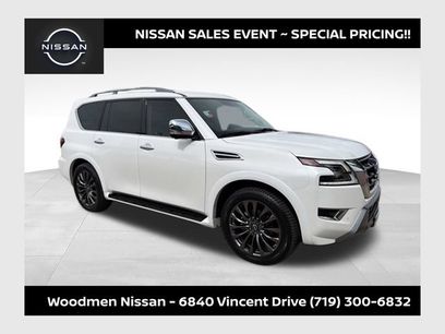 Certified 2023 Nissan Armada Platinum w/ Captain's Chairs Package