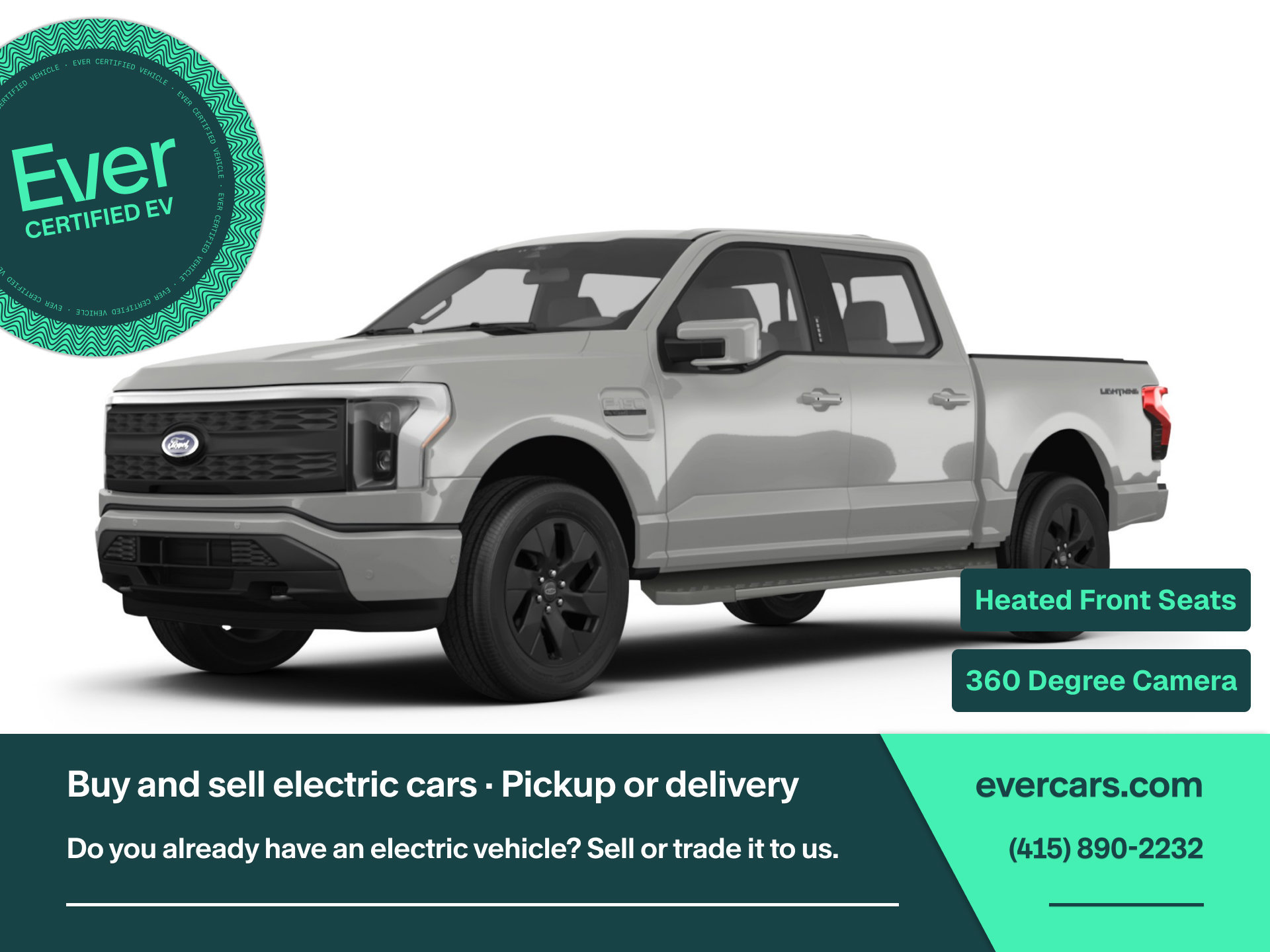 Used 2024 Ford F150 Lightning XLT AWD/4WD image 1