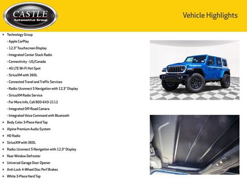 New 2026 Jeep Wrangler Unlimited Rubicon AWD/4WD image 14