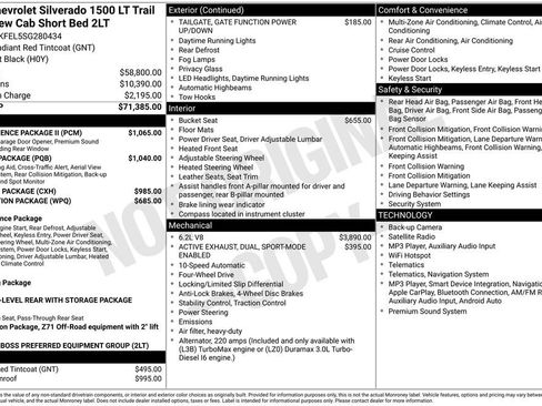 Used 2025 Chevrolet Silverado 1500 LT Trail Boss w/ Convenience Package II AWD/4WD image 5