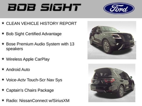 Used 2024 Nissan Armada SL w/ Captain's Chairs Package image 2