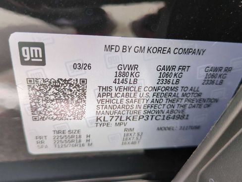 New 2026 Chevrolet Trax ACTIV w/ Sunroof Package FWD image 30