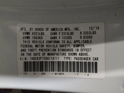 Used 2017 Honda Accord EX image 33