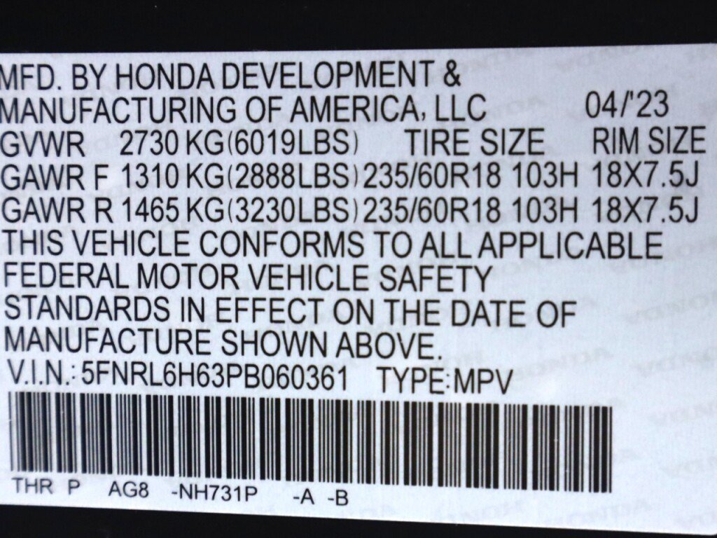 Used 2023 Honda Odyssey EX-L image 46