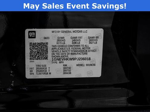 Used 2023 Chevrolet Traverse LT w/ LPO, Floor Liner Package AWD/4WD image 40