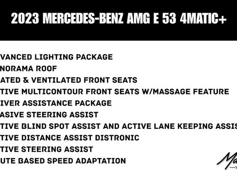 Used 2023 Mercedes-Benz E 53 AMG 4MATIC Sedan image 57