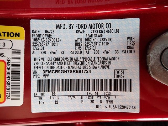 New 2025 Ford Bronco Sport Heritage w/ Convenience Package AWD/4WD image 16