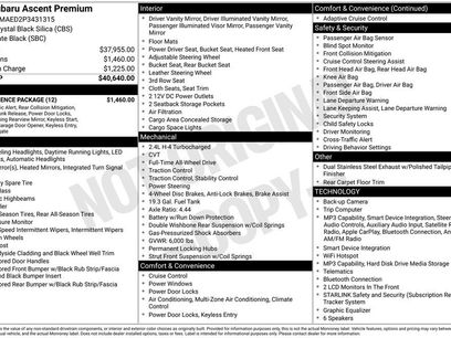 Used 2023 Subaru Ascent Premium w/ Convenience Package