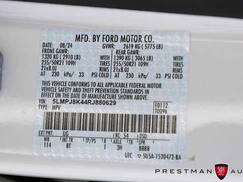 Used 2024 Lincoln Nautilus Reserve w/ Equipment Group 202A AWD/4WD image 51