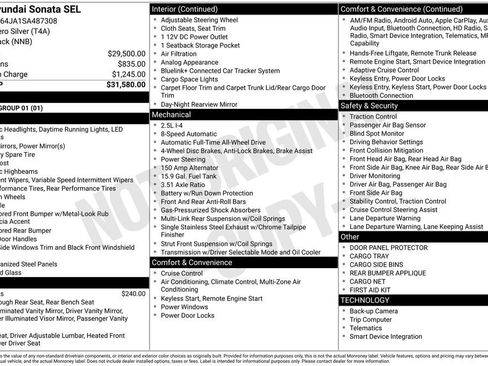 Certified 2025 Hyundai Sonata SEL AWD/4WD image 6